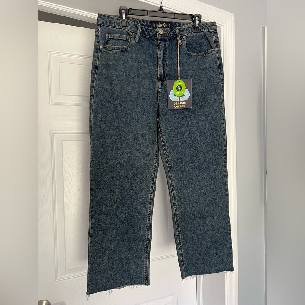 Indigo Rein Women's Straight Leg Jeans - Dark Blue